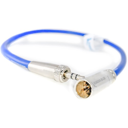 Kondor Blue Mini-XLR Male to Locking 3.5mm Stereo Cable for BMPCC 6K & 4K (Blue)