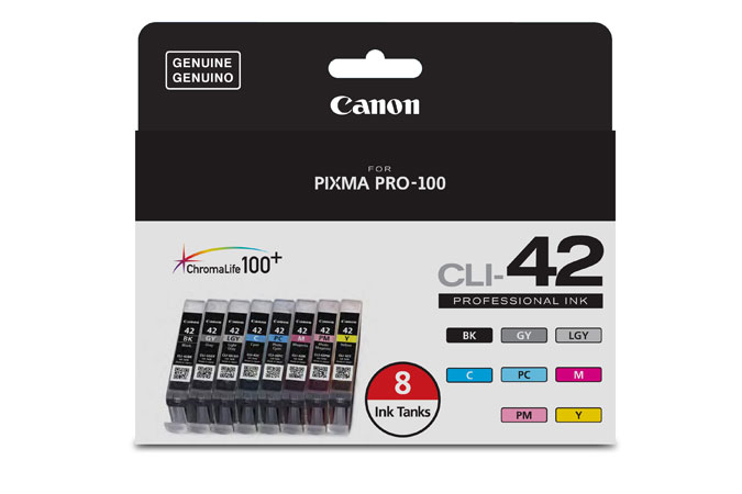 Canon CLI-42 Professional Ink - 8 Cartridges