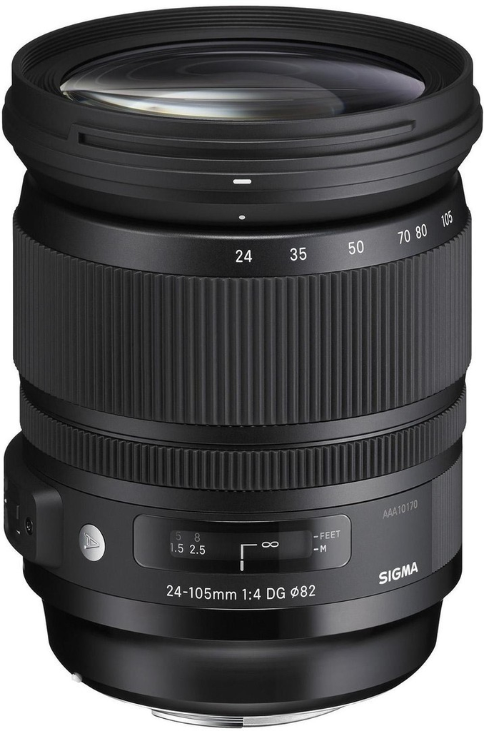 Sigma 24-105mm f/4 DG (OS)* HSM Art Lens for Nikon F