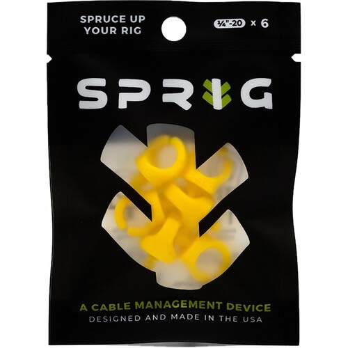 SPRIG 1/4"-20 6 PACK (YELLOW) SPRIG 1/4"-20 6 PACK (YELLOW)