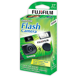 Fujifilm QuickSnap Flash 400 35mm One-Time-Use Camera - 27 Exposures