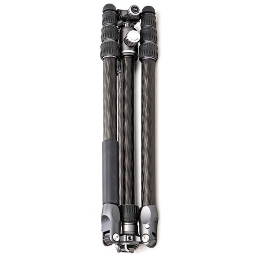 Benro Rhino Carbon Fiber Two Series Tripod/Monopod with VX25 Ballhead, 4 Leg Sections, Twist Leg Locks, Padded Carrying Case