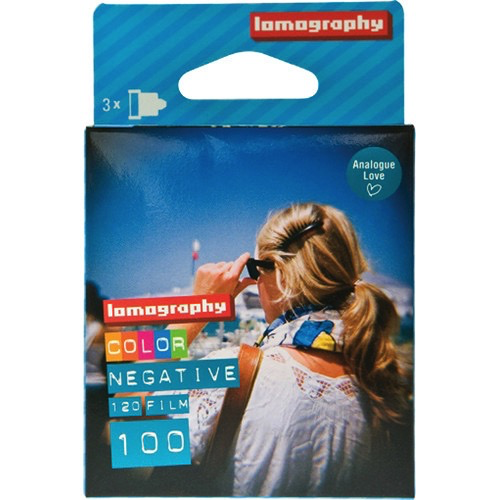 Lomography 100 Color Negative Film (120 Roll, 3 Pack)