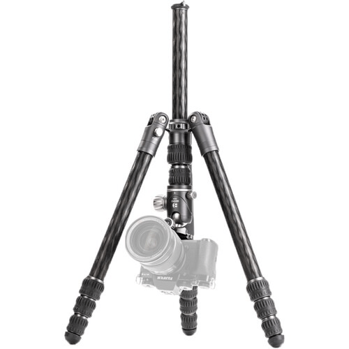 Shop Benro Bat Carbon Fiber Two Series Travel Tripod/ Monopod with VX25 Ballhead, 4 Leg Sections, Twist Leg Locks, Padded Carrying Case by Benro at B&C Camera