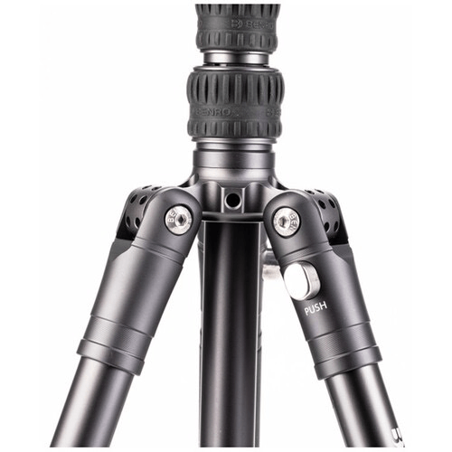 Shop Benro Bat Carbon Fiber Zero Series Travel Tripod/ Monopod with VX20 Ballhead, 5 Leg Sections, Twist Leg Locks, Padded Carrying Case by Benro at B&C Camera