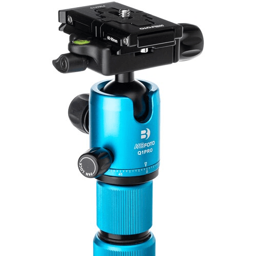 Shop Benro MeFOTO RoadTrip Pro Carbon Fiber Series 1 Travel Tripod with Ball Head and Monopod (Pacific Blue) by Benro at B&C Camera