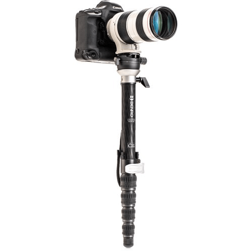 Shop Benro MSDPL46C SupaDupa Carbon Fiber Monopod with Leveling Pan Head (62") by Benro at B&C Camera