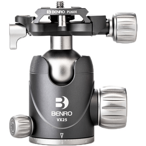 Shop Benro VX25 Two Series Arca-Swiss Style Aluminum Ballhead with PU60N Camera Plate (VX25) by Benro at B&C Camera
