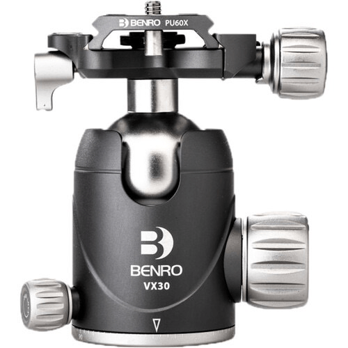 Shop Benro VX30 Three Series Arca-Swiss Style Aluminum Ballhead with PU60N Camera Plate (VX30) by Benro at B&C Camera