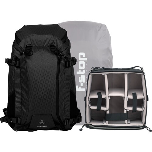 f-stop AJNA DuraDiamond 37L Travel & Adventure Photo Backpack Essentials Bundle (Anthracite Black)