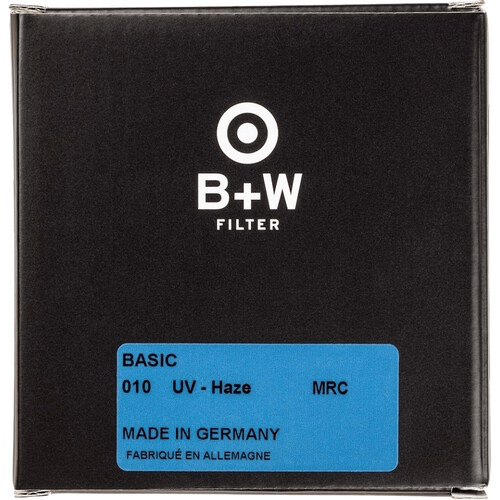 B+W 62mm UV-Haze #010 MRC Basic Filter