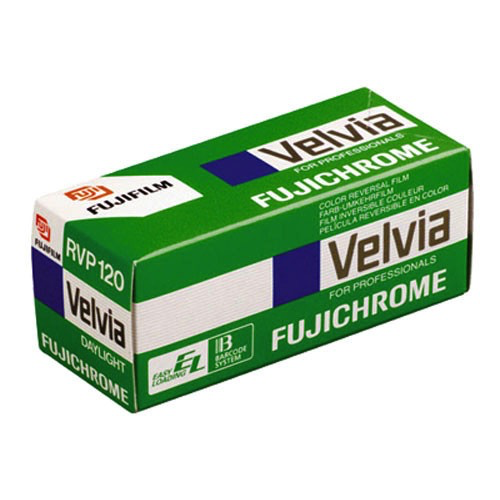 Fujifilm Fujichrome Velvia RVP 50 Color Film (120 Roll)
