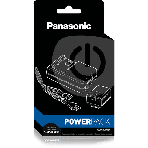 Panasonic VW-PWPK Battery and Charger Kit for Camcorders