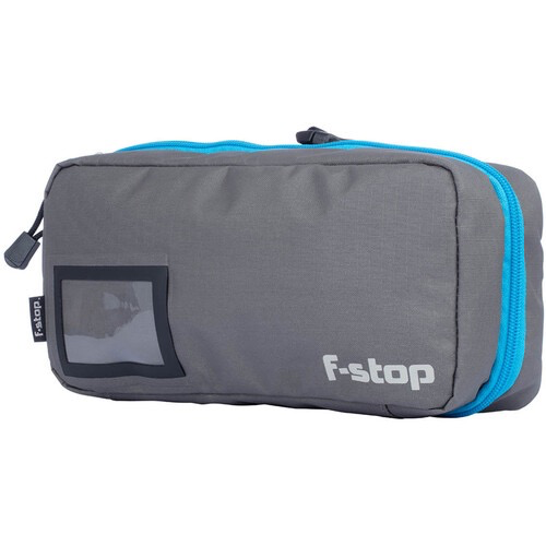 f-stop Medium Gargoyle Accessory Pouch (Gray/Blue Zipper)