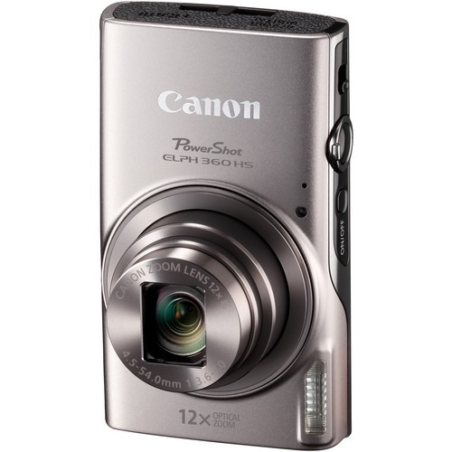 Shop Canon PowerShot ELPH 360 HS Digital Camera (Silver) by Canon at B&C Camera