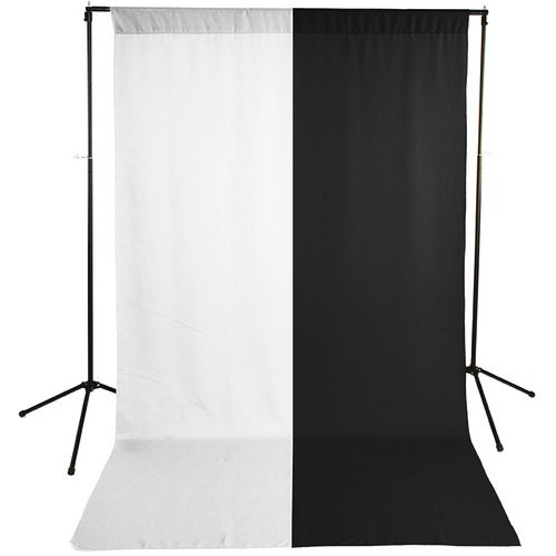 Savage Economy Background Kit 5x9’ (White and Black Backdrops)