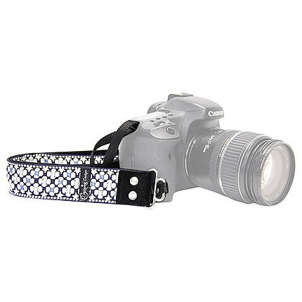 Capturing Couture Camera Strap: Daisy Dot Blue