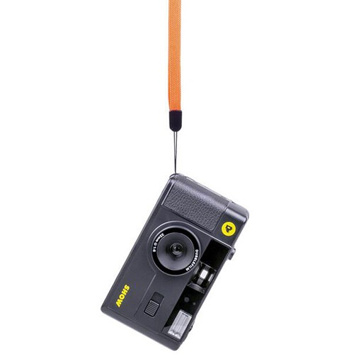 Shop dubblefilm SHOW 35mm Reusable Flash Camera with Case and Neck Strap (Black) by Dubblefilm at B&C Camera