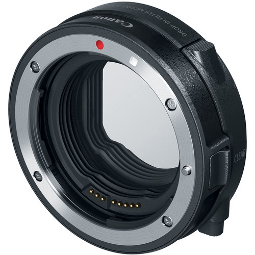 Shop Canon Drop-In Filter Mount Adapter EF-EOS R with Circular Polarizer Filter by Canon at B&C Camera