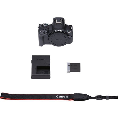 Shop Canon EOS R50 Mirrorless Camera (Body Only, Black) by Canon at B&C Camera
