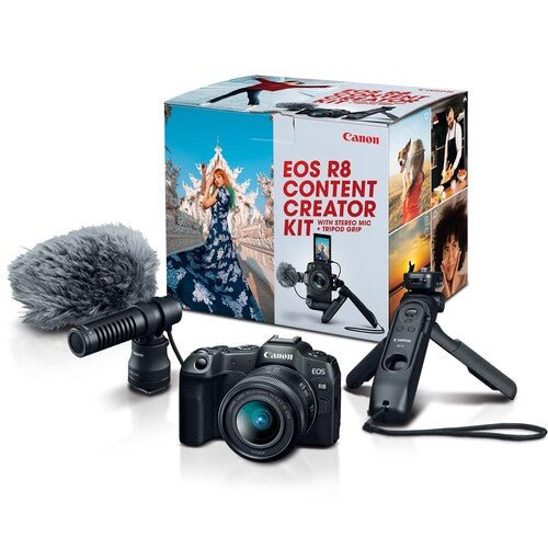 Canon EOS R8 Mirrorless Camera Content Creator Kit - B&C Camera