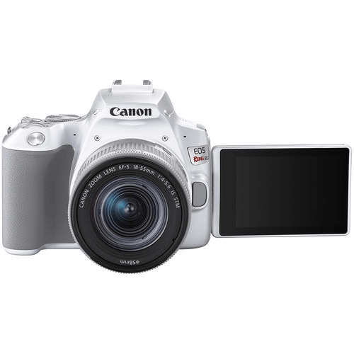 Shop Canon EOS Rebel SL3 DSLR Camera with 18-55mm Lens (White) by Canon at B&C Camera