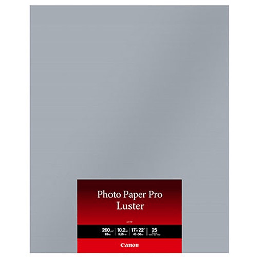 Shop Canon Photo Paper Pro Luster (17 x 22", 25 Sheets) by Canon at B&C Camera