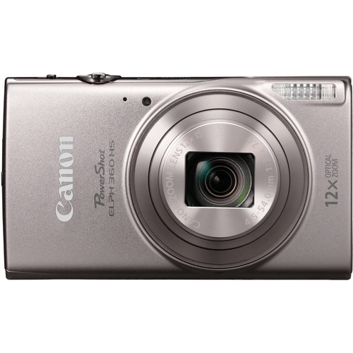 Shop Canon PowerShot ELPH 360 HS Digital Camera (Silver) by Canon at B&C Camera