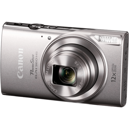 Shop Canon PowerShot ELPH 360 HS Digital Camera (Silver) by Canon at B&C Camera