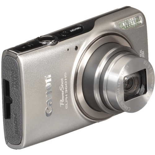 Shop Canon PowerShot ELPH 360 HS Digital Camera (Silver) by Canon at B&C Camera