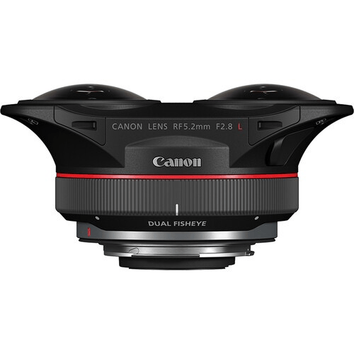 Shop Canon RF 5.2mm f/2.8L Dual Fisheye 3D VR Lens by Canon at B&C Camera