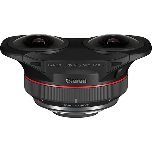 Shop Canon RF 5.2mm f/2.8L Dual Fisheye 3D VR Lens by Canon at B&C Camera