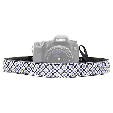 Shop Capturing Couture Camera Strap: Daisy Dot Blue by Capturing Couture at B&C Camera