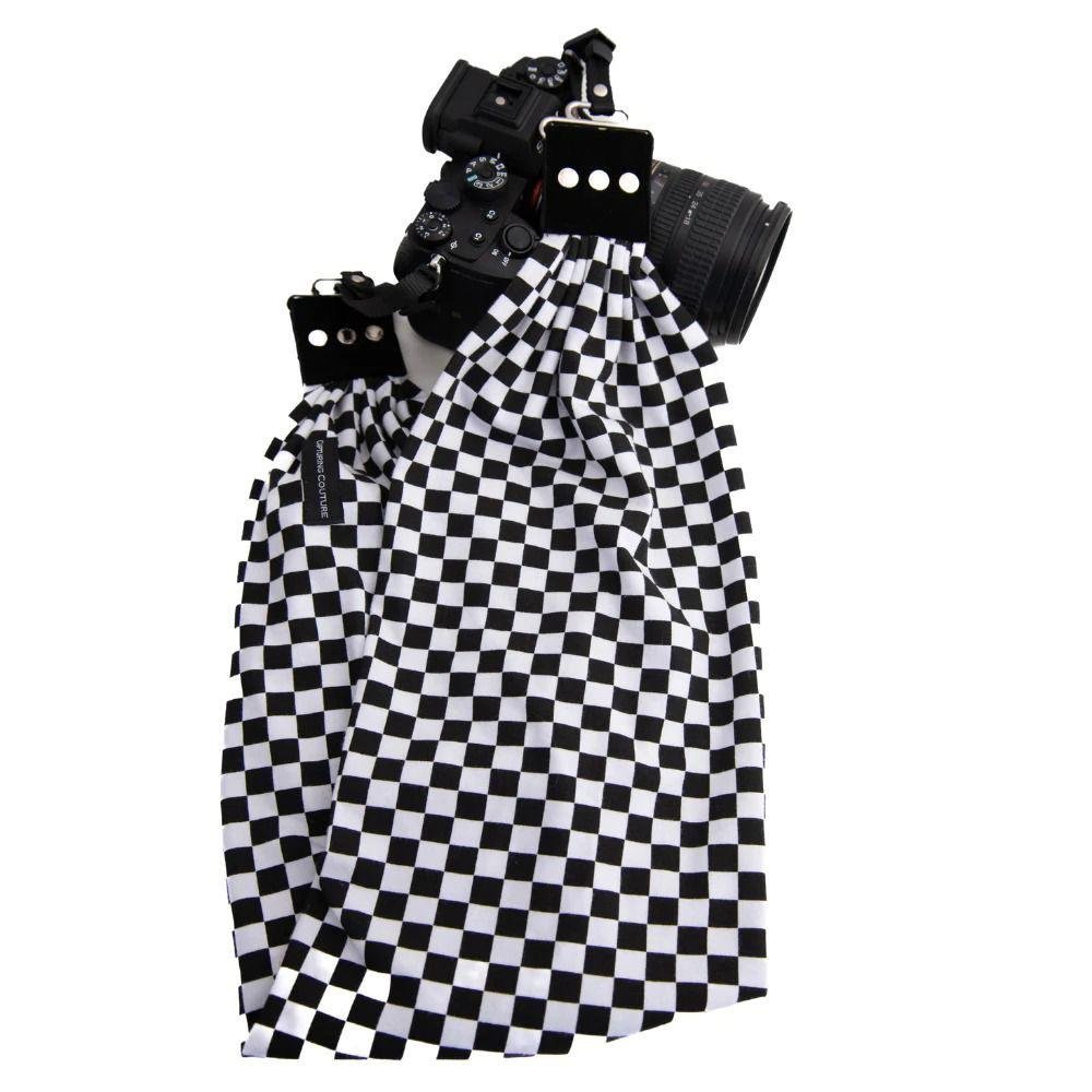Shop Capturing Couture Pocket Scarf Strap: Checkered by Capturing Couture at B&C Camera