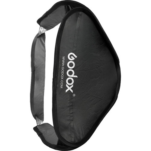 Godox S-Type Bowens Mount Flash Bracket with Softbox Kit (23.6 x 23.6")