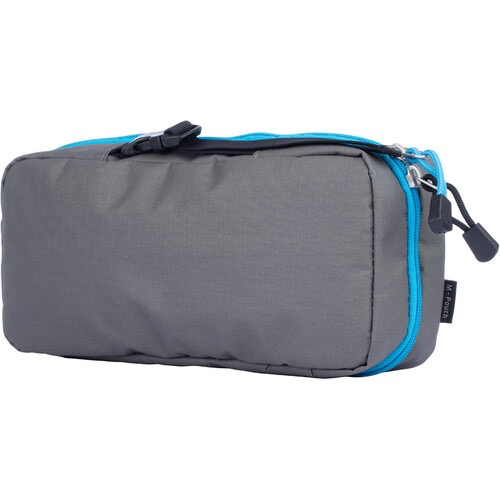 f-stop Medium Gargoyle Accessory Pouch (Gray/Blue Zipper)