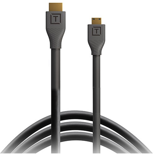 Tether Tools TetherPro Mini-HDMI to HDMI Cable with Ethernet (Black, 15')