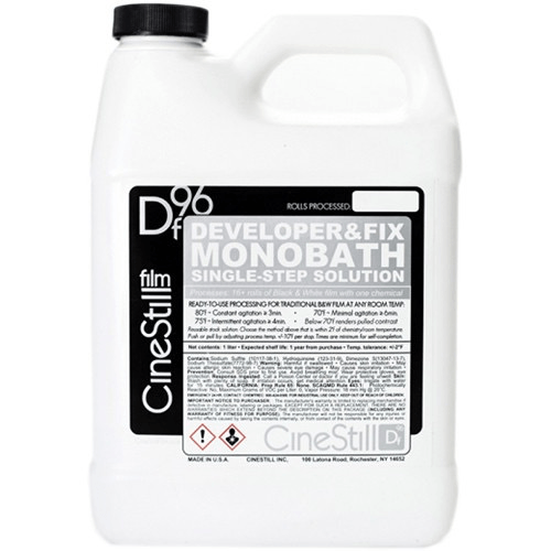 Shop CineStill Film DF96 Monobath for Black & White Film (Liquid, 1L) by Cinestill at B&C Camera