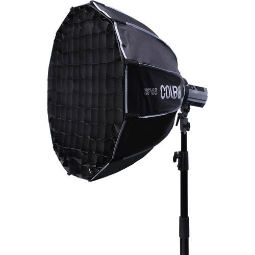 Colbor Parabolic Softbox with Grid and Bowens Mount (25.6”) - B&C Camera