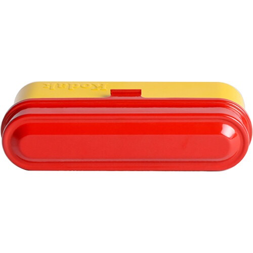 Kodak Steel 135mm Film Case (Red Lid/Yellow Body)