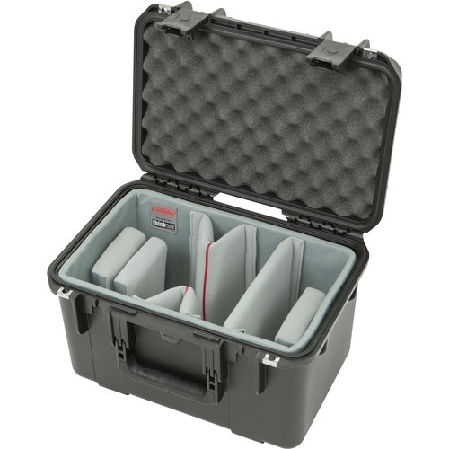 SKB iSeries 1610-10 Waterproof Case with Video Dividers and Lid Foam (Black)