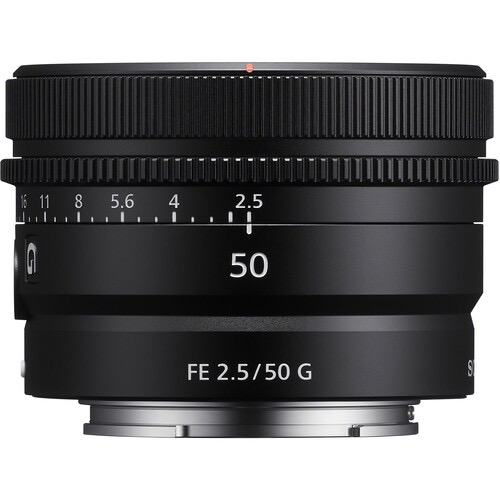 Sony FE 50mm F2.5 G Lens