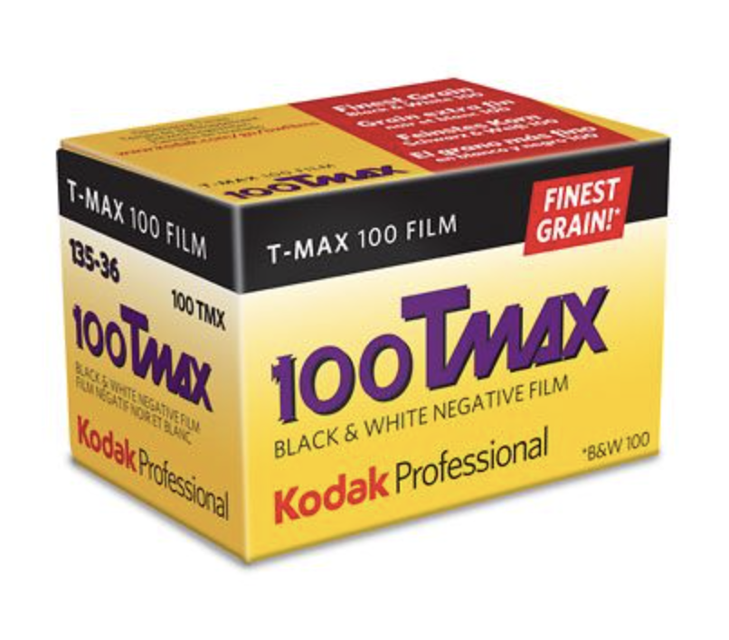 Kodak Professional T-Max 100 Black & White Negative Film (35mm Roll, 36 Exp)