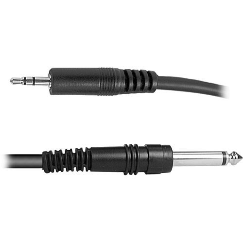 Hosa Technology Stereo Mini Male to 1/4" Mono Male Cable - 5