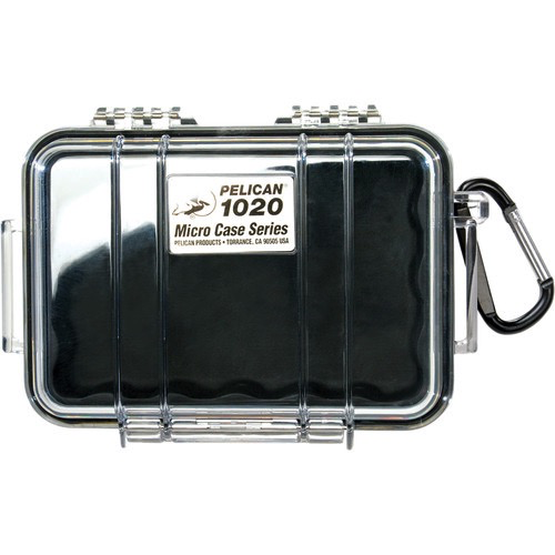 Pelican 1020 Micro Case (Clear/Black)