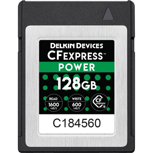 Shop Delkin Devices 128GB CFexpress POWER Memory Card by Delkin at B&C Camera