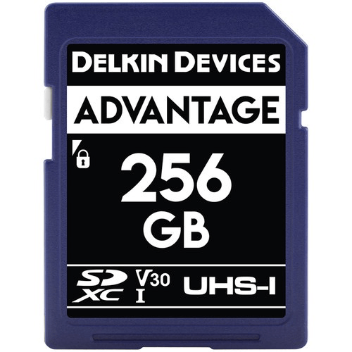 Shop Delkin Devices 256GB Advantage UHS-I SDXC Memory Card by Delkin at B&C Camera
