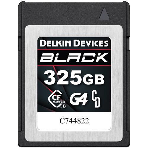 Delkin Devices 325GB BLACK CFexpress Type B Memory Card - B&C Camera