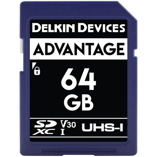 Shop Delkin Devices 64GB Advantage UHS-I SDXC Memory Card by Delkin at B&C Camera