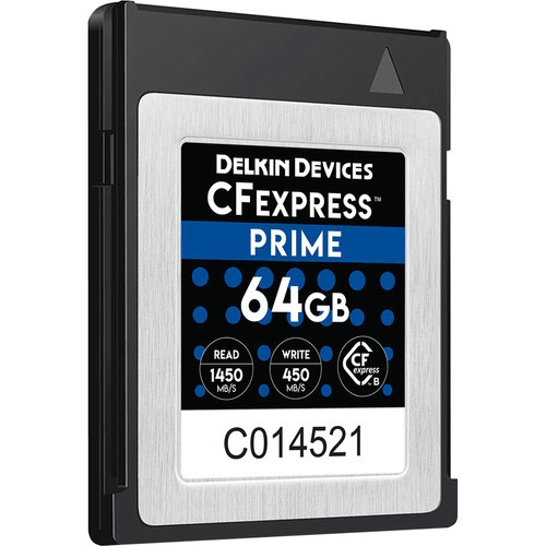 Shop Delkin Devices 64GB Prime CFexpress Type B Memory Card by Delkin at B&C Camera